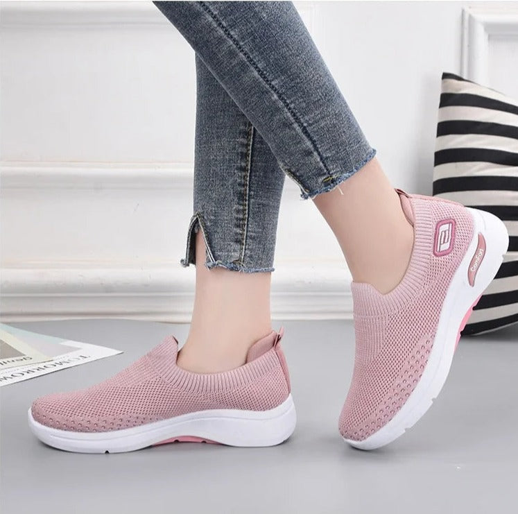 Women Vulcanized Walking Flat Shoes