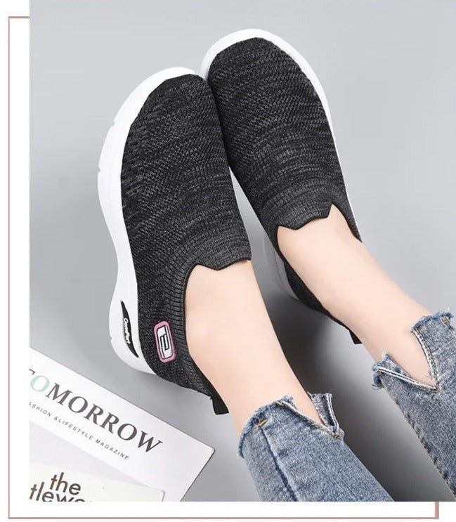 Women Vulcanized Walking Flat Shoes