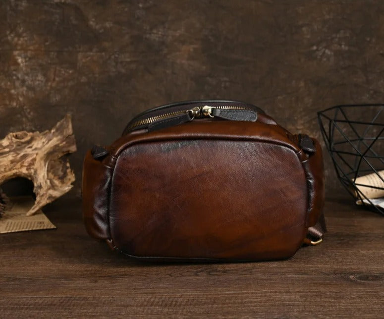 Women Retro Genuine Leather Shoulder Bag