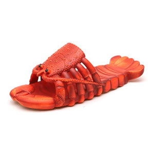 Unisex Casual Beach Flip Flops Lobster Slippers