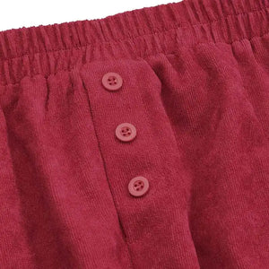 Women Vintage Corduroy Skirt