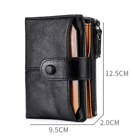 Men Vintage Genuine Leather Wallet