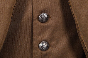 Men Retro Medieval Steampunk Gothic Blazers Jacket