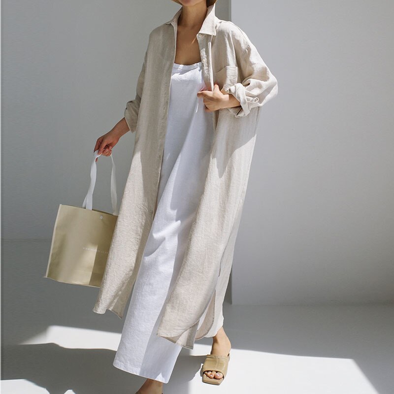korean irregular shirt dress Senior Irregular Fashion Two Pieces Suits Long Sleeve White Shirt Dress Korean Porpop