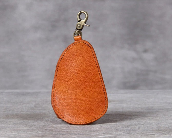 Retro Vintage Layer Cowhide Key Case Leather Coin Purse