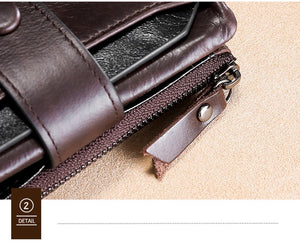 Men Vintage Genuine Leather Wallet