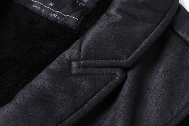 Men Suede Gothic Steampunk Victorian Waistcoat