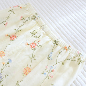 Women Floral Cotton Casual Pyjamas Set