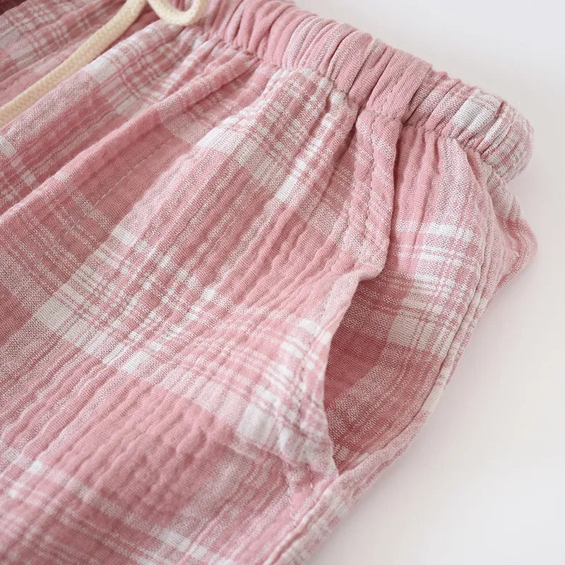 Women Plaid Cotton Pyjama Trousers