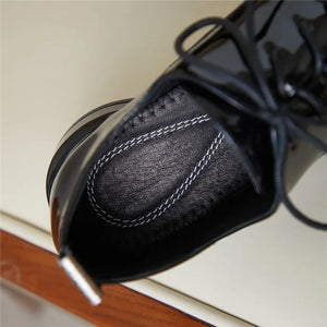 Women Vintage Genuine Leather Handmade Shoes