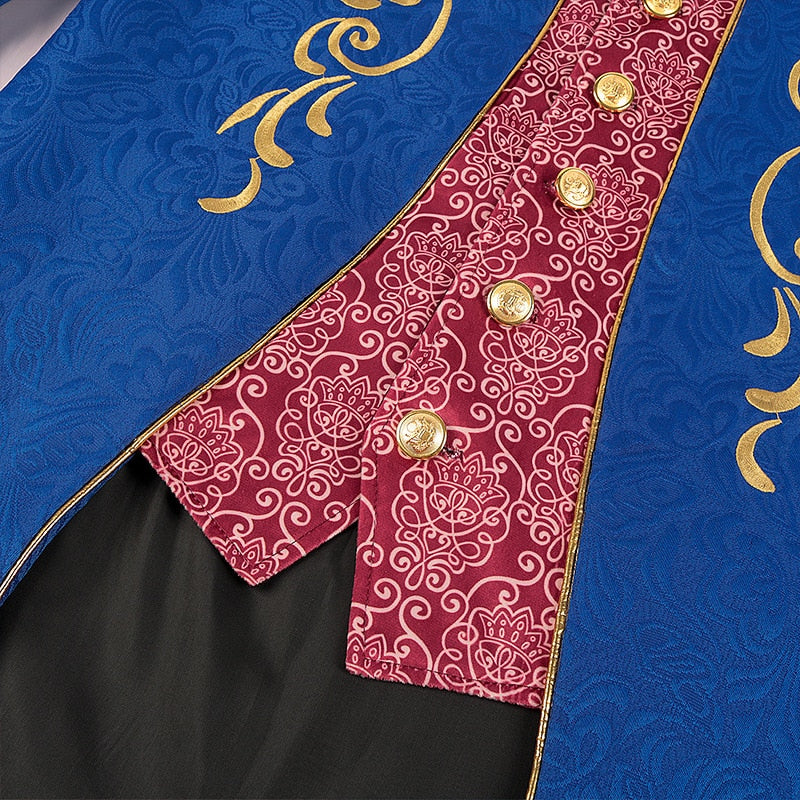 Medieval Jacquard Victorian Tuxedo Cosplay Gothic Jacket