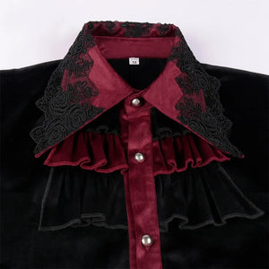 Men Medieval Victorian Steam Punk Shirt