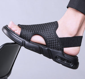 Men Mesh Slides Air Cushion Sandals