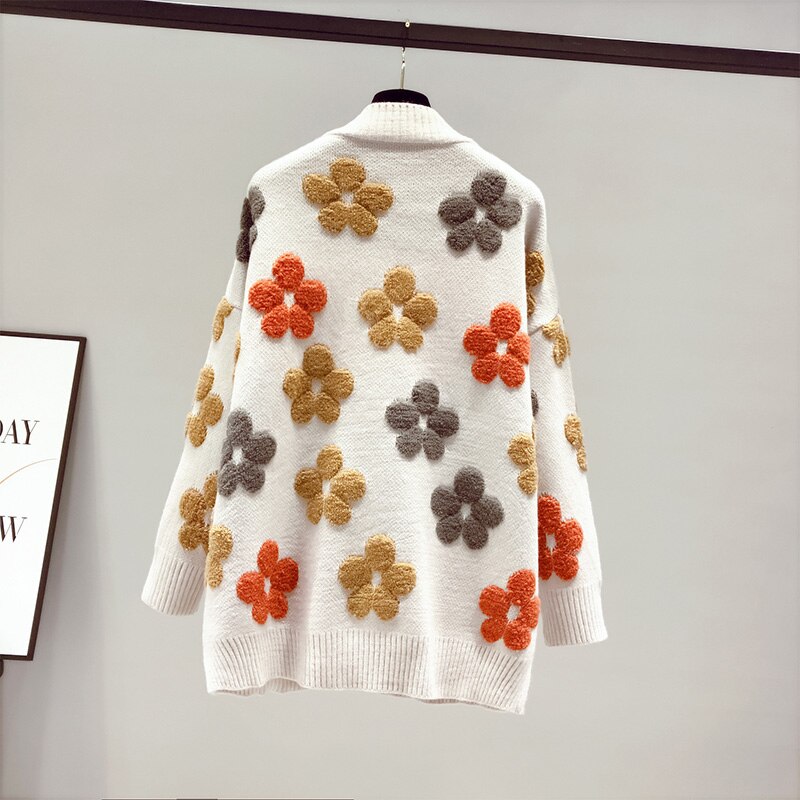 Women Knitted Loose Sweater Cardigan