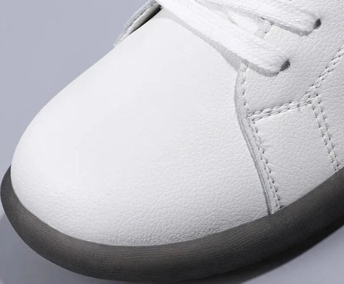 Women Genuine Leather Casual Sneakers