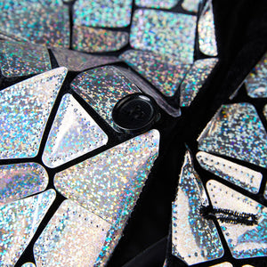 Men Laser Sequin Tuxedo Blazer