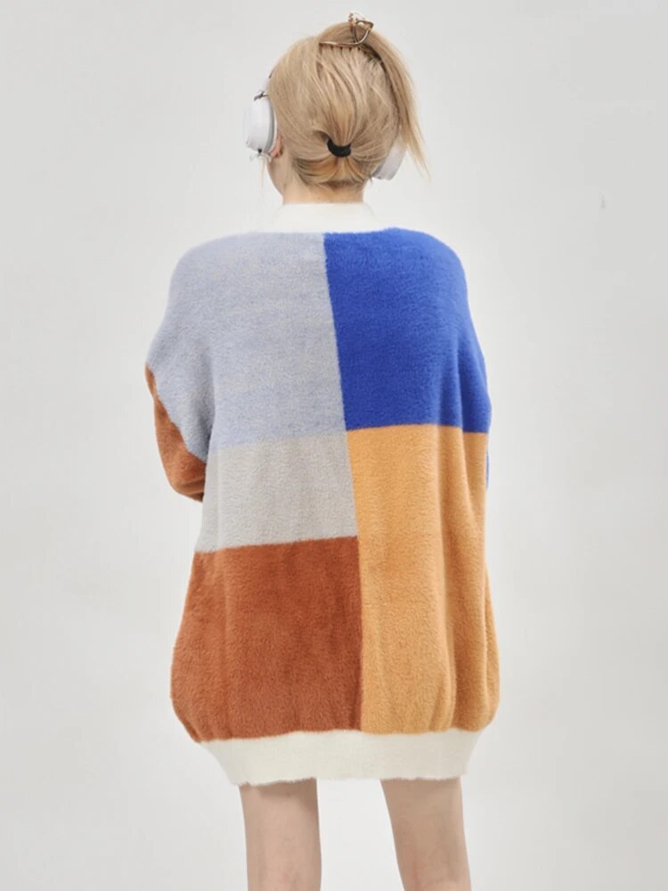 Women Casual Loose Knitting Pullover