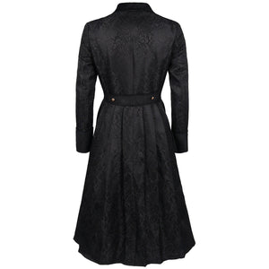 Victorian Halloween Cosplay Medieval Costume Jacquard Tailcoat