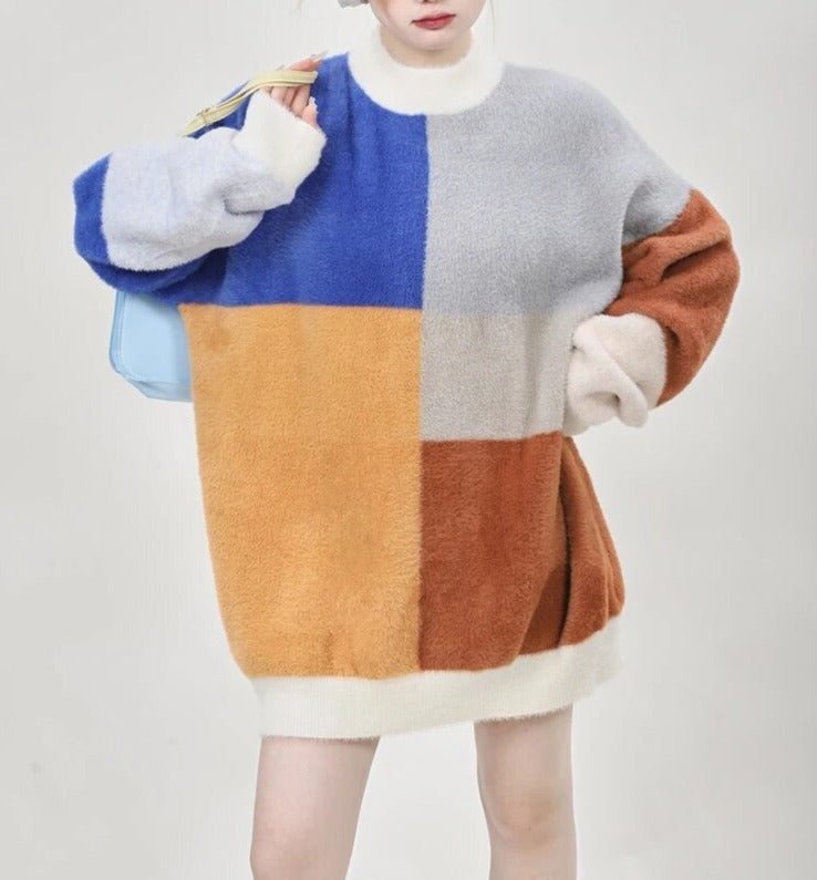 Women Casual Loose Knitting Pullover
