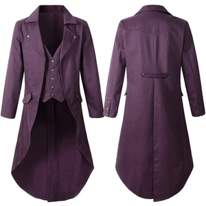 Victorian Tail Coat Gothic Steampunk Jacket