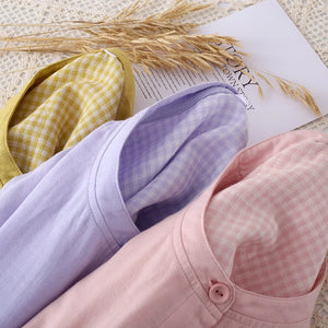Women Cotton Cardigan Pyjama Set