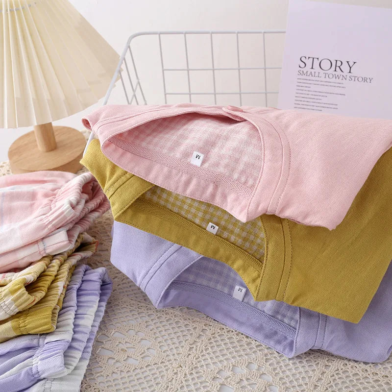 Women Cotton Cardigan Pyjama Set