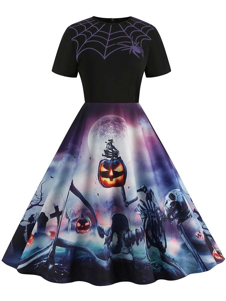 Women Vintage Halloween Costumes Dress