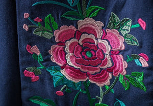 Women Embroidery Vintage Harajuku Loose Skirts