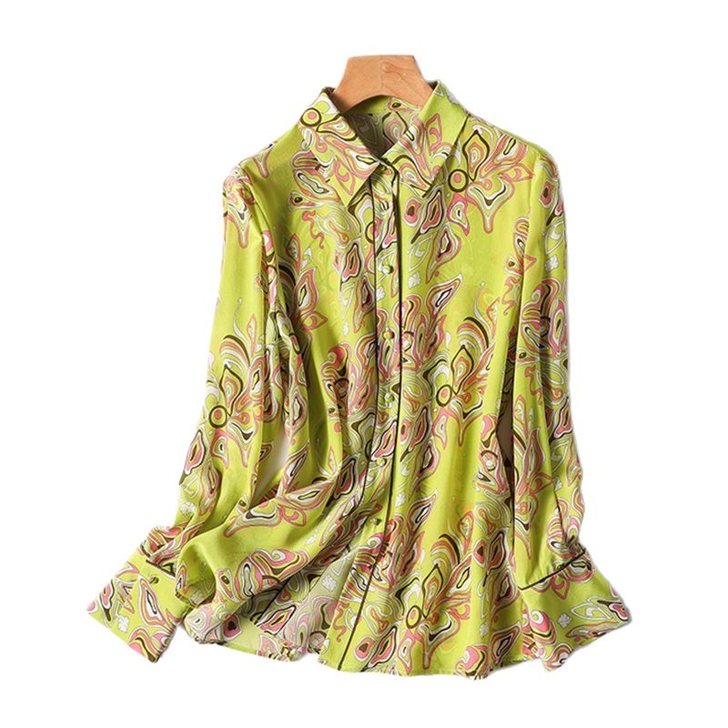 Women Vintage Long Sleeve Korean Blouses