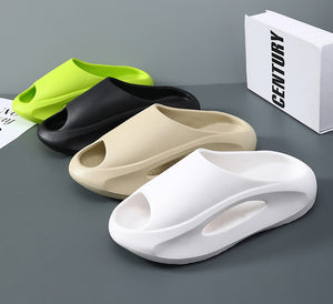 Unisex Thick Bottom Soft EVA Hollow Sports Slippers
