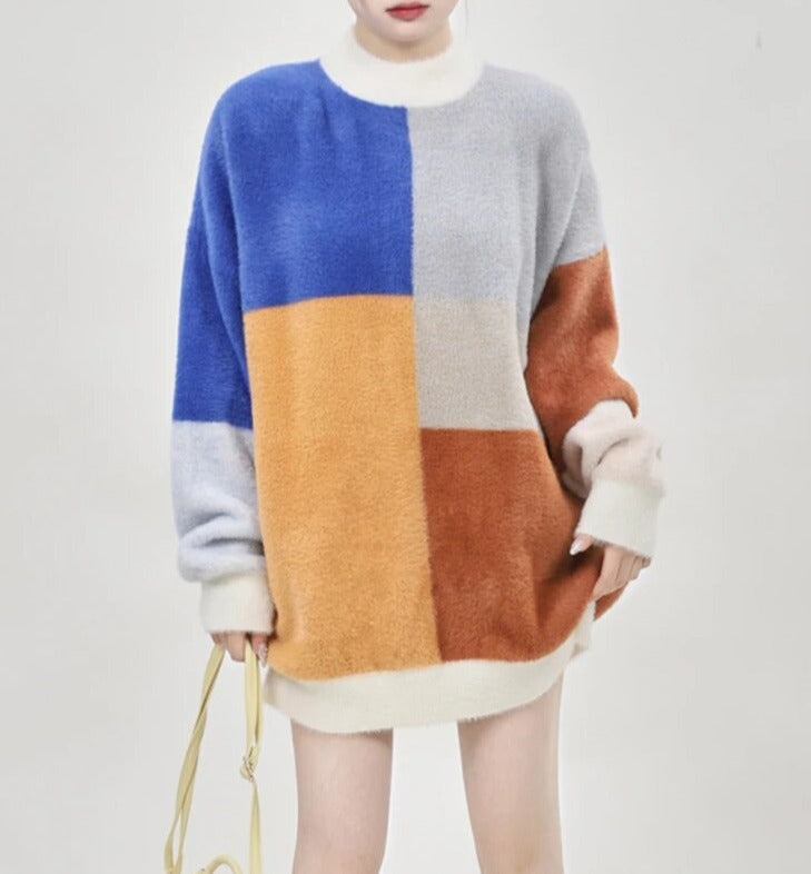 Women Casual Loose Knitting Pullover
