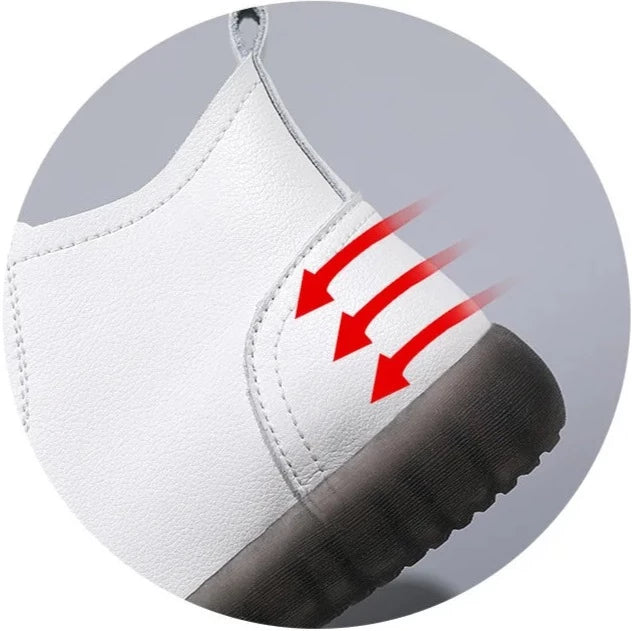 Women Genuine Leather Casual Sneakers
