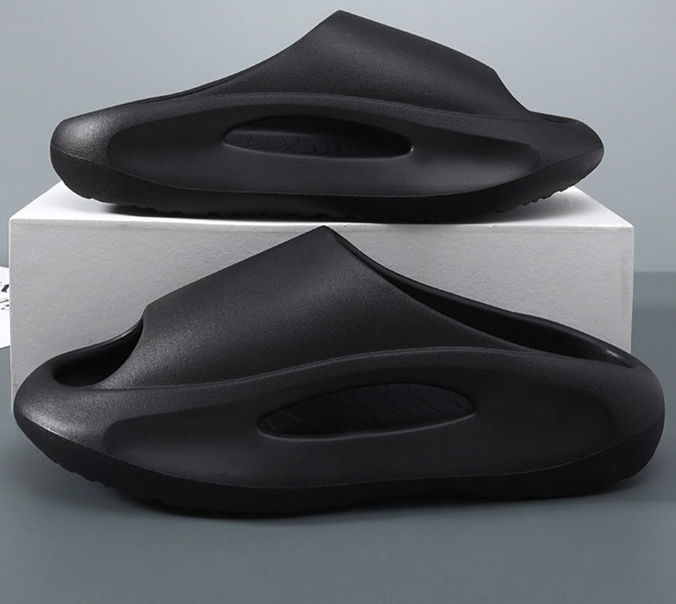 Unisex Thick Bottom Soft EVA Hollow Sports Slippers