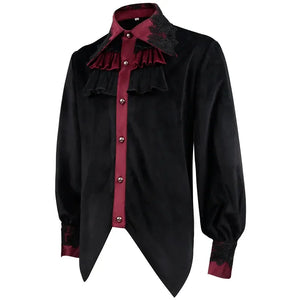 Men Medieval Victorian Steam Punk Shirt