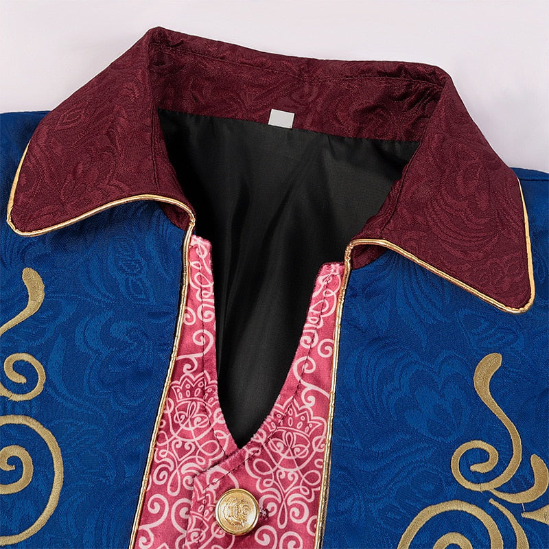 Medieval Jacquard Victorian Tuxedo Cosplay Gothic Jacket