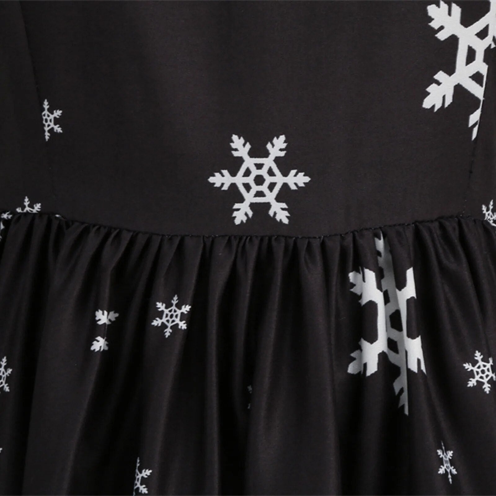 Women Christmas Casual Slim Print Dress