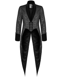 Men Punk Rave Gothic Tailcoat Jacket