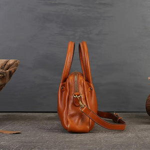 Women Retro Genuine Leather Handbag
