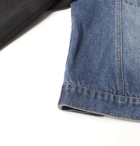 Women Vintage Casual Patchwork Denim Jackets