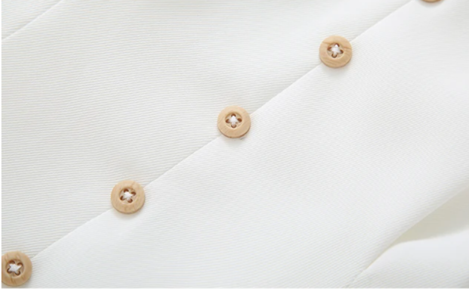 Women Vintage Lapel Single Breasted Dress