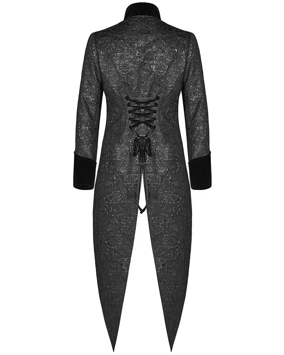 Men Punk Rave Gothic Tailcoat Jacket