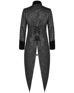 Men Punk Rave Gothic Tailcoat Jacket