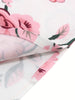 Women Halter Neck Vintage Floral Belted Dresses
