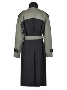 Women Retro Casual Long Trench Coat