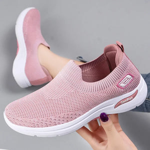 Women Vulcanized Walking Flat Shoes