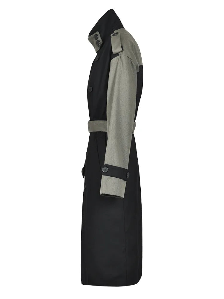 Women Retro Casual Long Trench Coat