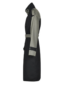 Women Retro Casual Long Trench Coat