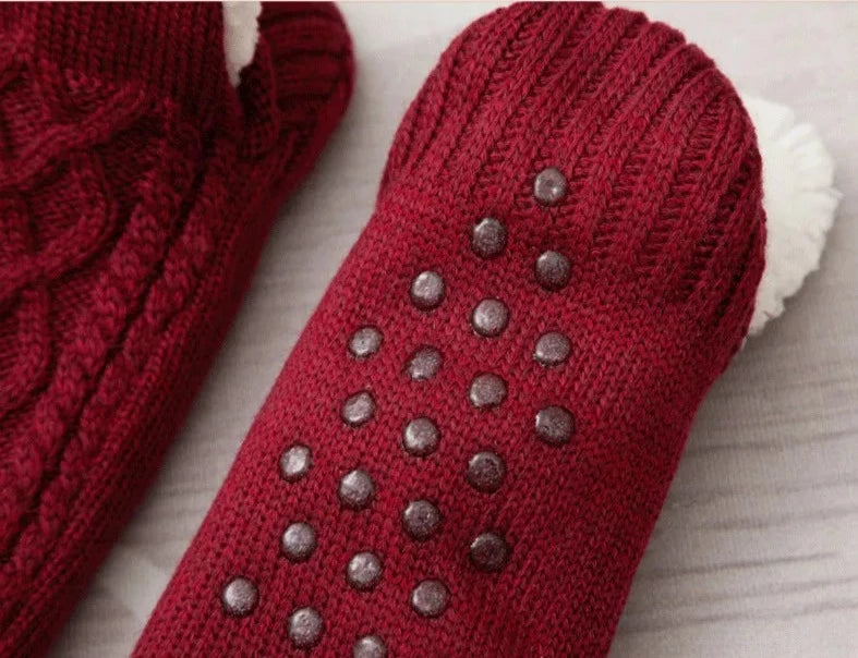 Women Woven Thermal Cashmere Socks
