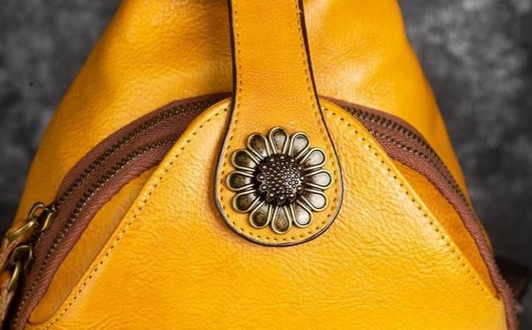 Women Vintage Retro Soft Cowhide Shoulder Bag