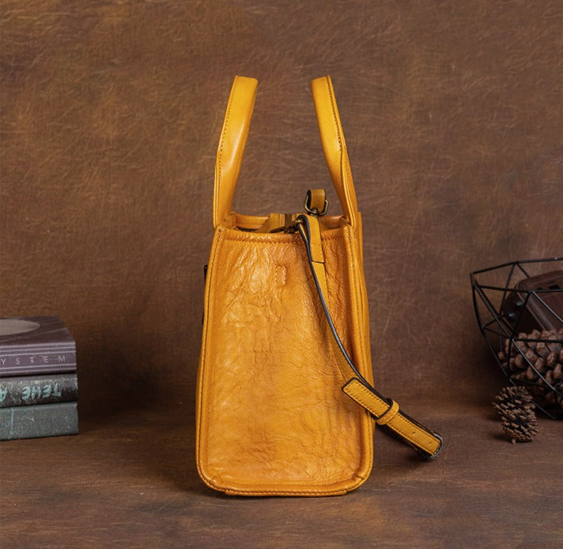 Women Vintage Butterfly Leather Handmade Cowhide Bags